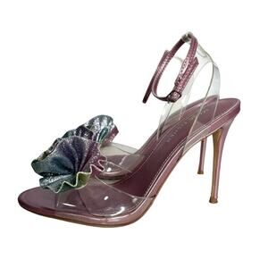 Marc Fisher Geavie Glitter Bow High Heel Sandals Women’s‎ Size 6.5
